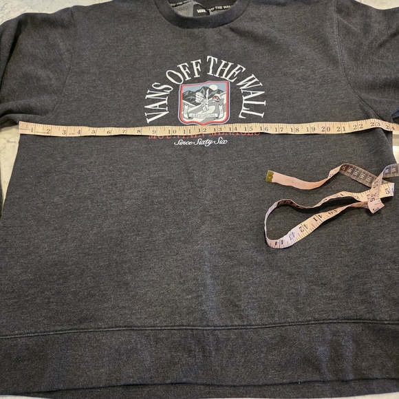 Vans Off The Wall Mountain Menaces Bored Patrol Crewneck Pullover Sweatshirt XL - Picture 12 of 16